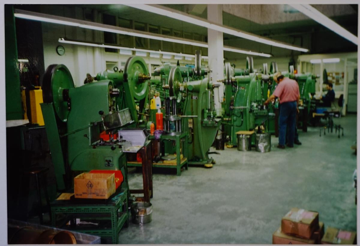 Machinery from Ideal burner production line